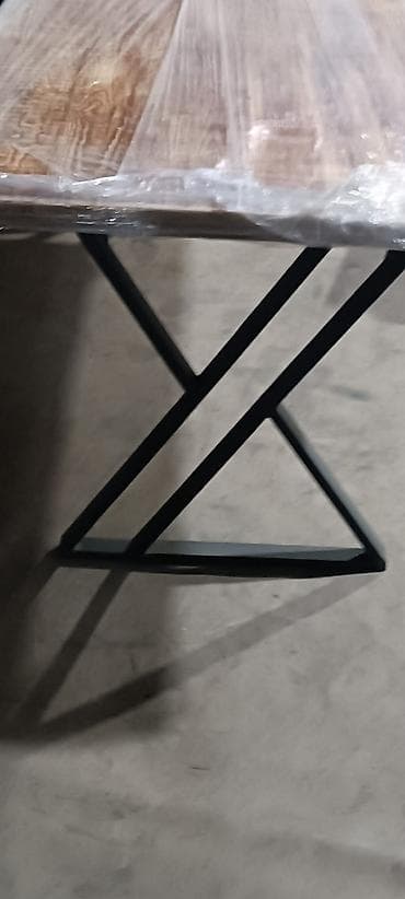 sdol: Düz masa, Stulsuz, Polkasız, Siyirməsiz, Azərbaycan, Metal — 6