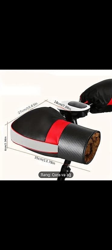 Велосипеды: Motosiklet qış əlcəkləri satılır, təzədir, pakofkadadir, çatdırılma — 1