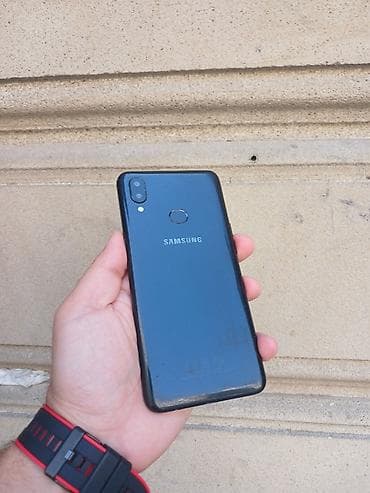 Elektronika: Samsung Galaxy A10s, 32 GB, rəng - Qara, Zəmanət, Sensor, Barmaq izi — 1