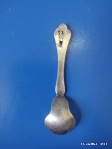 supnik qaşığı: Antik melixor duz qaşiği ideal vəziyyətdə naxışləcəmi metrosunun — 3