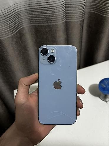 14 pro ikinci el: IPhone 14, 128 GB, Mavi, Simsiz şarj, Face ID, Sənədlərlə — 2