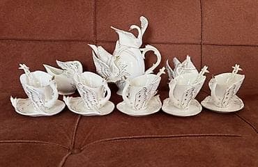 diana heykeli: Çay dəsti, rəng - Ağ, Farfor, 6 nəfərlik — 3
