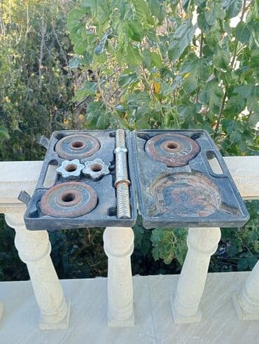 ştanq qantel: Tənzimlənən dambıl dəsti - Komplekt: 1 ədəd metal dambıl qolu — 1