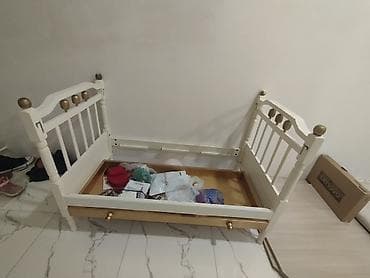 2 mertebe yataq: Oğlan və qız üçün, Çarpayı, Bazasız, Matrassız, Siyirməli — 1