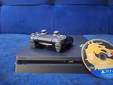 Sony PlayStation 4 Slim oyun konsolu Komplekt: - PS4 Slim konsolu - 1 — 9