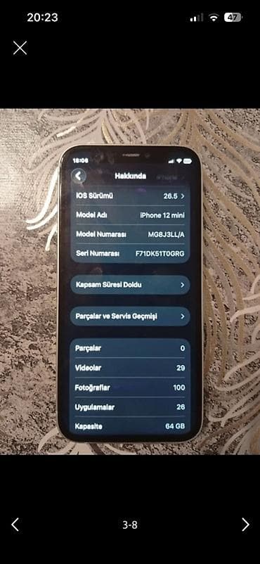 mini mikrofon: IPhone 12 mini, 64 GB, Yaşıl — 3