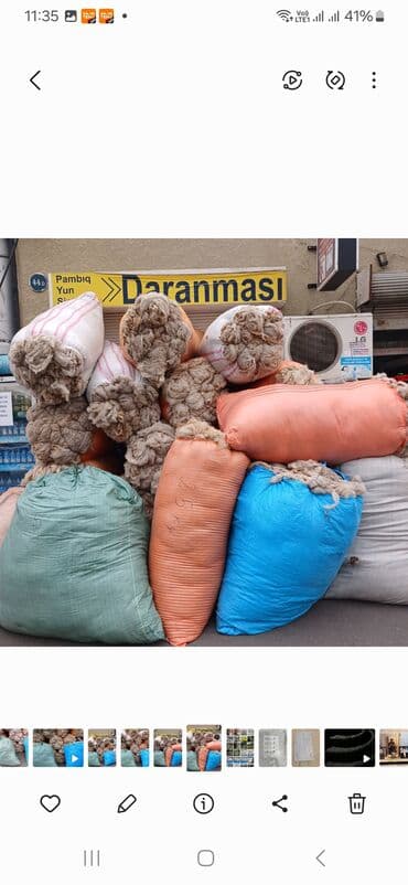 agdag astar qiymeti: QOYUN YUNU SATILIR Şamaxı yunu — 10