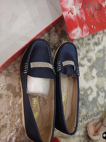 Çəkmələr: Ölçü: 39, rəng - Göy, Yeni — 3