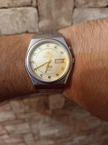 oriyent saat: ORIENT-GOLD ORIGINAL,MADE IN JAPAN,mexaniki,kişi ücün qol saatı — 1