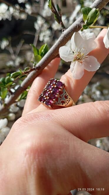 qızıl üzük qiyməti: Üzük, Gümüş, Qranat — 2