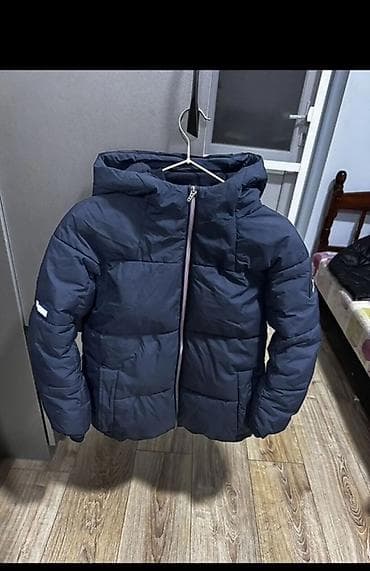 Qışlıq pambıq içlikli puffer gödəkcə - Rəng: tünd göy (navy) - Model