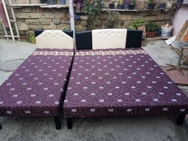 Çarpayı təzə Hazırı var Çatdırılma var 1 nəfərlik 50 manat 2 nəfərlik — 1