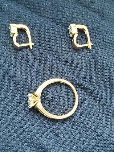 apple watch 7: Dəstə daxildir: Üzük, Sırğa, Sarı qızıl, 585 Əyar — 9