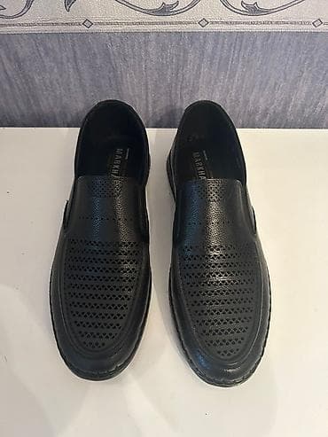 серые мужские мокасины: Kişi mokasinləri – Markhall - Rəng: qara - Model: slip-on (bağsız) — 3