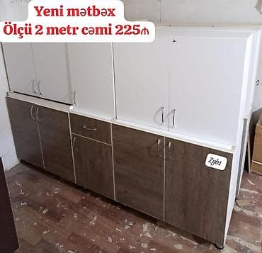 Кухонные гарнитуры: Yeni mətbəx mebelləri. Müştəri evindən nümunə.Hazır əldə var . Ölçü — 6