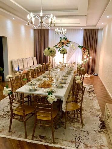 Обучение, курсы: Baki daxili ve Rayonlara icare stol stul Qab Qacaq Toylar Təşkili — 8