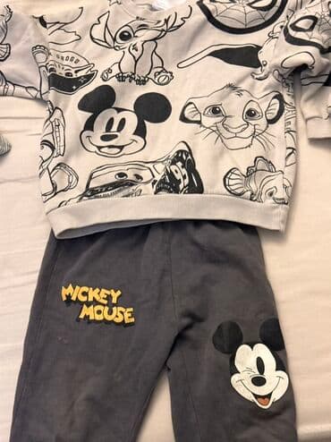 детские костюмы для фигурного катания: Uşaq geyim dəsti – 2 komplekt 1) NBA temalı dəst - Rəng: boz melanj - — 2