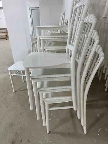 set mebel: Ağ “Chiavari” (Tiffany) stulları – tədbir və məkanlar üçün - Rəng — 3