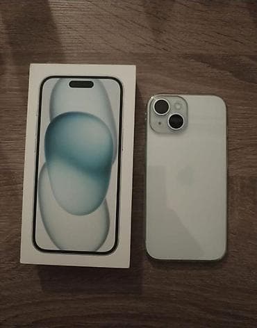 IPhone 15, 128 GB, Ağ, Face ID