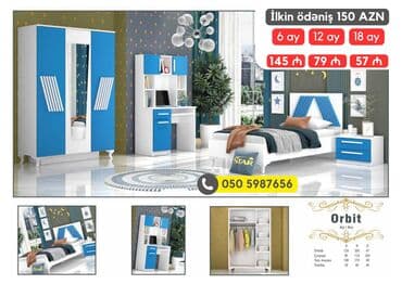 oglan ucun hediyyeler: Oğlan və qız üçün, Yeni, Təknəfərlik çarpayı, Komod, Tumba, Yazı masası — 2