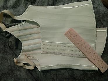 varikoz krem: Lateks bel-korse (XL ölçü) - Model: Uzun kəsim, çiyin askılı bel — 2