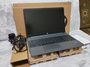 HP noutbuk – orijinal qutusu, adapteri və sənədləri ilə — 8