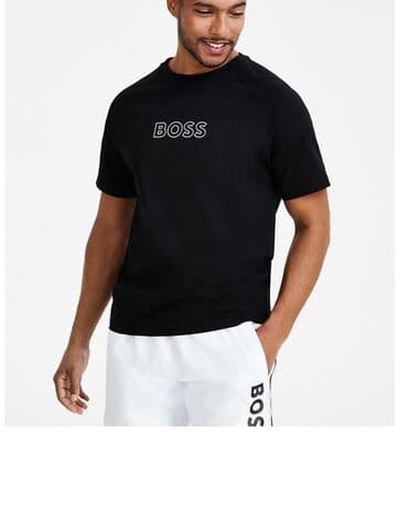 черные мужские водолазки: Qara rəngli, üzərində iri Puma loqosu olan klassik kişi köynəyi — 13