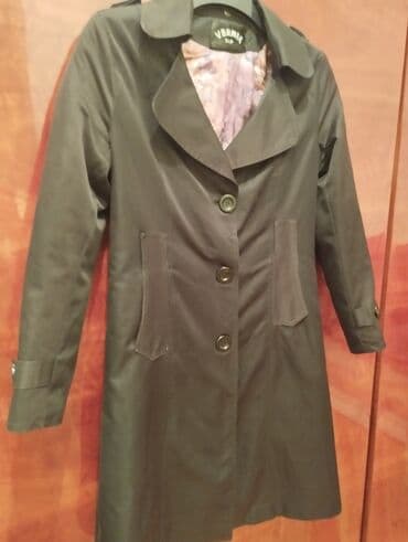 женские утепленные плащи: Плащ, L, цвет - Черный — 9