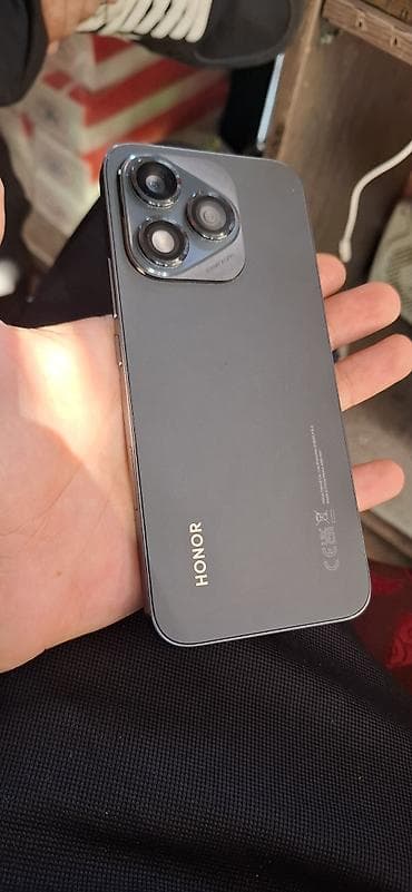 Honor 400 Lite, 256 GB, rəng - Qara, Barmaq izi