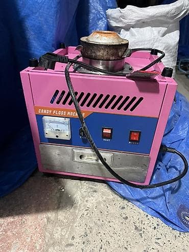 masa kafe: Şəkərləmə (pambıq şirniyyatı) aparatı – Candy Floss Machine — 2
