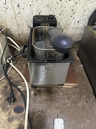 Elektrik firitürü (yağda qızartma aparatı) - Kompakt, paslanmayan