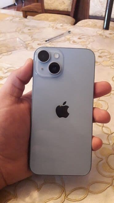 ayfon 14 ikinci əl: IPhone 14, Göy, Face ID — 1