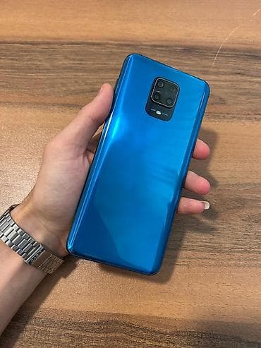 aux kondisioner satisi: Redmi Note 9 Pro, 64 GB, rəng - Göy, Zəmanət, Barmaq izi, İki sim kartlı — 1