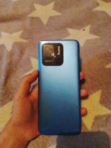salyan ikinci el telefonlar: Redmi 10C, 64 GB, rəng - Mavi, Sensor — 1
