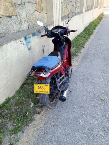 reduktor sürətlər qutusu: Moped/motosiklet – qırmızı rəng,650 skuter tipli “underbone” gövdə — 5