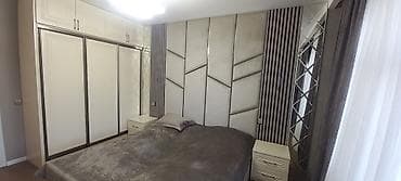 mebel alemi: Yataq otağı üçün dəst: yumşaq başlıqlı çarpayı və dekorativ divar — 3