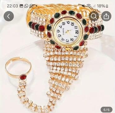 Tavalar: Yeni, Qol saatı, rəng - Qızılı — 2