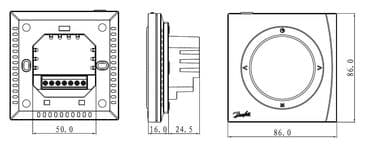 DANFOSS Otaq Termostatı . Danfoss-un yüksək keyfiyyətli termostatik — 8
