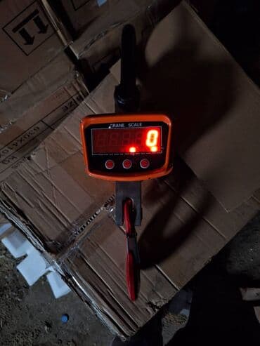 elektron tərəzi qiymətləri: 10t kran terezi ustunde zapas batereyka verilir garantiya var servis — 1