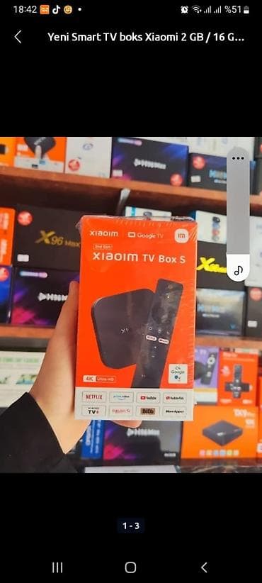 dreamstar a4 android tv box: Yeni Smart TV boks TV box 2 GB / 16 GB, Google TV, Ödənişli çatdırılma — 3