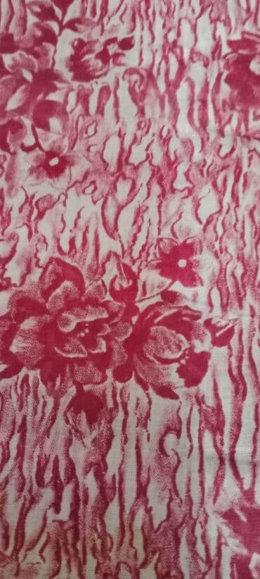 Ткань ситец с советских времён . два отреза в одном 12 метров в другом