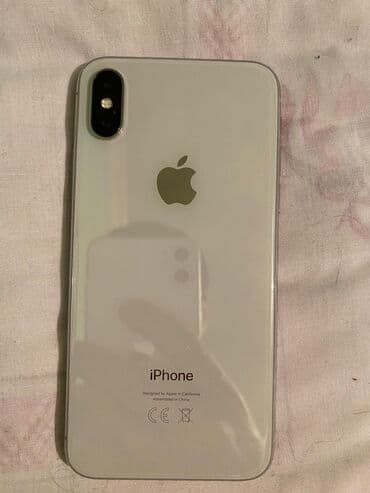 IPhone X, 64 GB, Gümüşü, Simsiz şarj