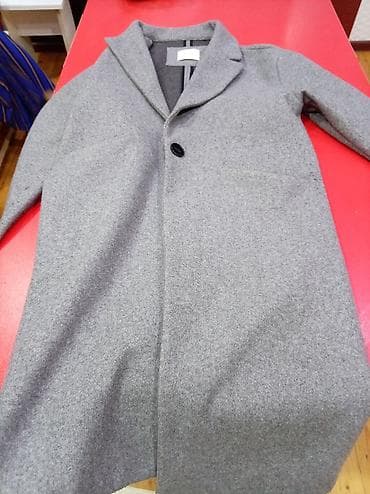 qadin palto modelleri: Palto, Bershka, M, rəng - Boz — 1