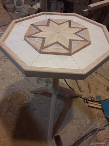 Jurnal masası, Açılmayan, Taxta