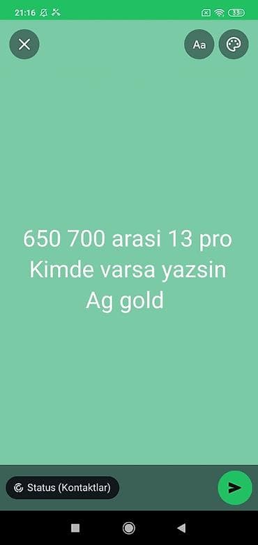 IPhone 13 Pro, Qızılı