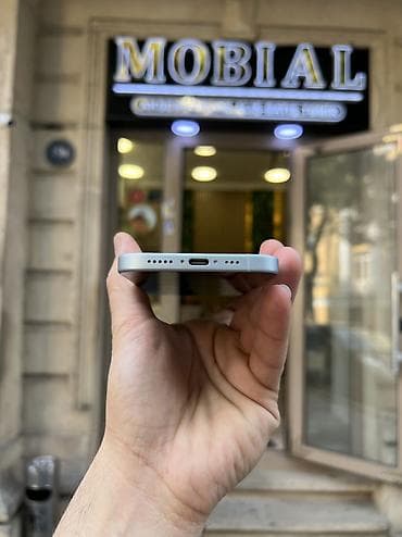 telefon kabrosu: IPhone 15, 128 GB, Mavi, Zəmanət, Simsiz şarj, Face ID — 5