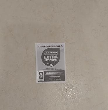 Искусство и коллекционирование: Panini FIFA World Cup 2026 – Extra Sticker - Rəsmi Panini “EXTRA — 2