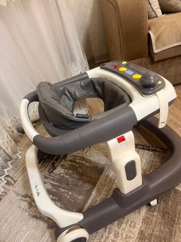Yerimək üçün arabalar, çəliklər, əsalar, rollatorlar: Uşaq gəzdirəni / Baby Walker - Rəng: boz-ağ kombinasiyası - Yumşaq — 3