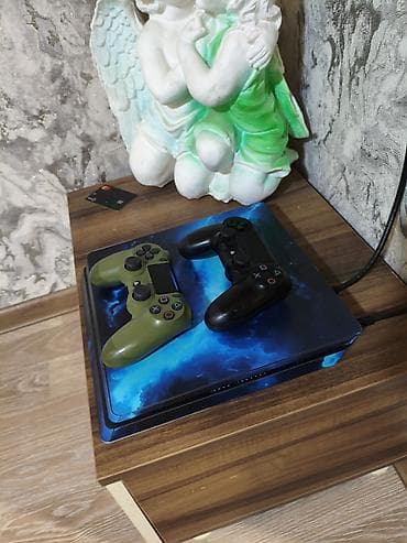 playstation 5 qiymeti: PlayStation 4 Slim oyun konsolu zəng edin razılaşama edək Barterdə — 1