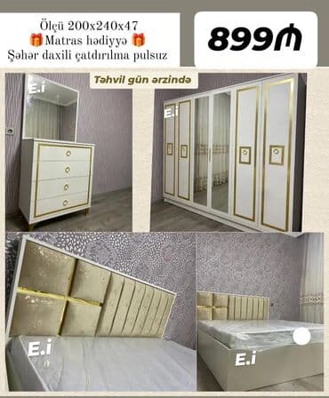 tibbi şkaf: Təknəfərlik çarpayı, Dolab — 1